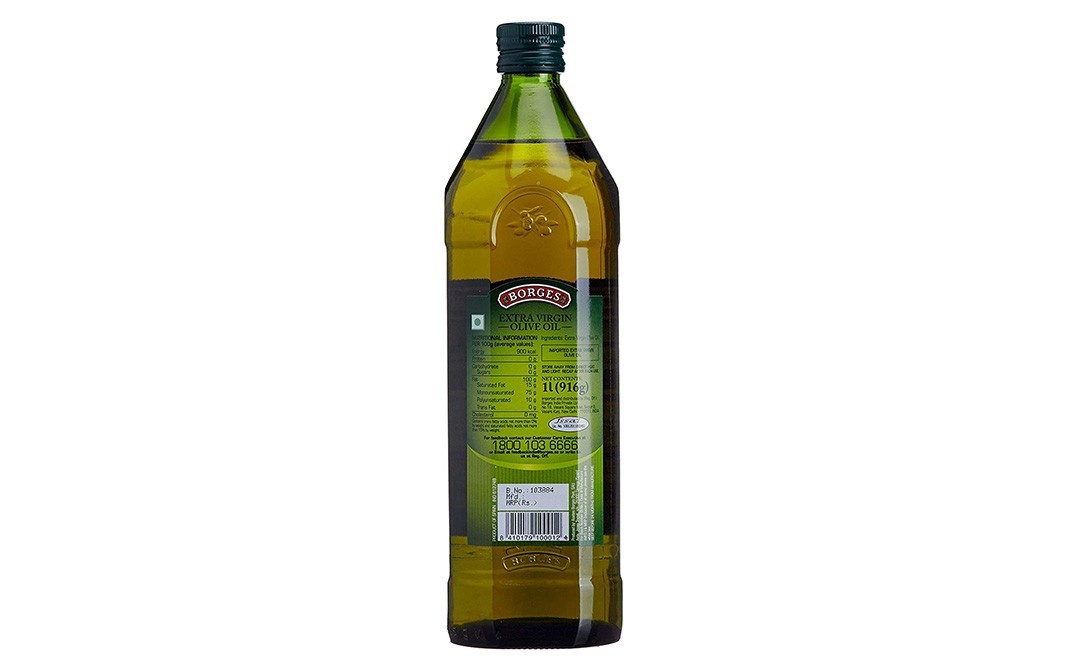 Borges Extra Virgin Olive Oil Orignal   Glass Bottle  1 litre